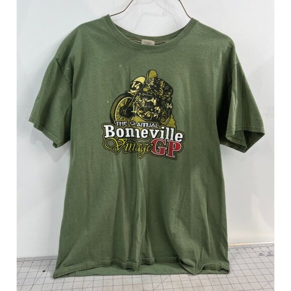 Gildan Other - 9th Annual Bonneville Vintage GP 2014 "the Vincent" Cotton Graphic Tee Sz. L